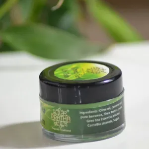 100% Natural Green Tea Lip Balm