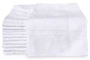 120 New White Cotton Blend Economy 20X30 Inches Hotel Bath Mats