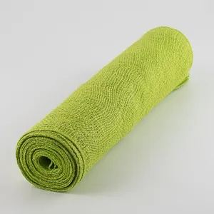 18" Colorfast Loose Weave Burlap: Apple Green (10 Yards)