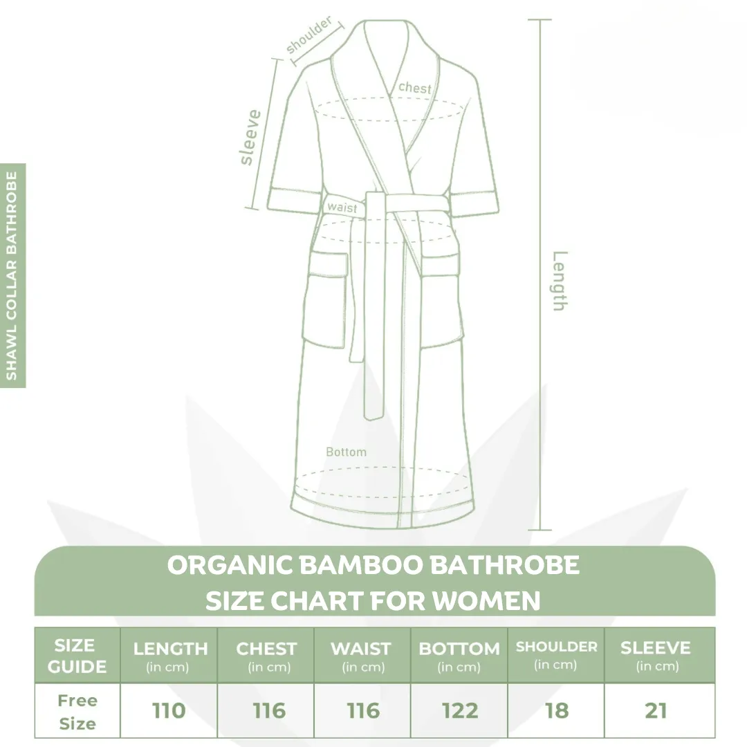 Adult Bamboo Bathrobe (Aura)