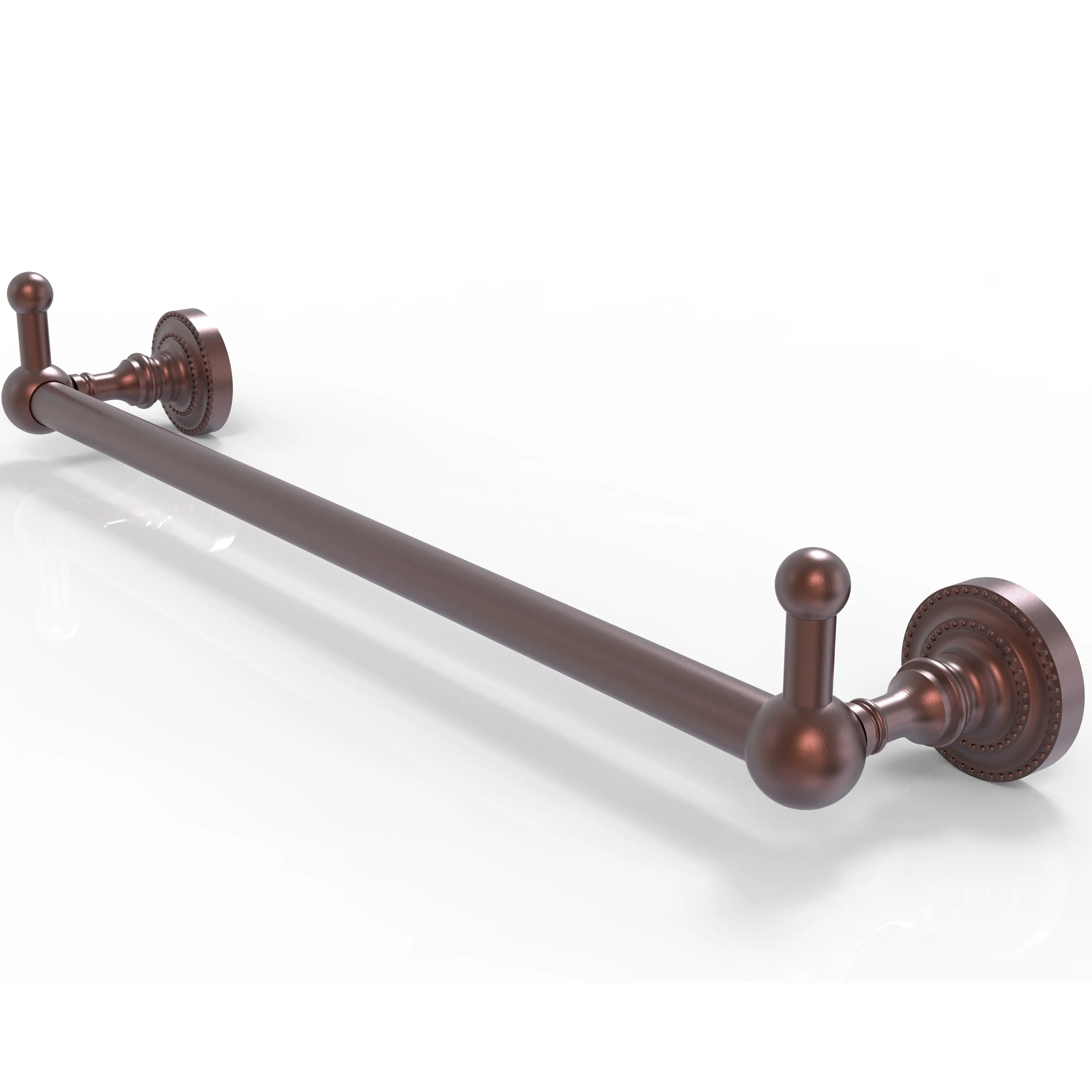 Allied Brass Dottingham Collection 24" Towel Bar with Integrated Hooks DT-41-24-PEG-ABR