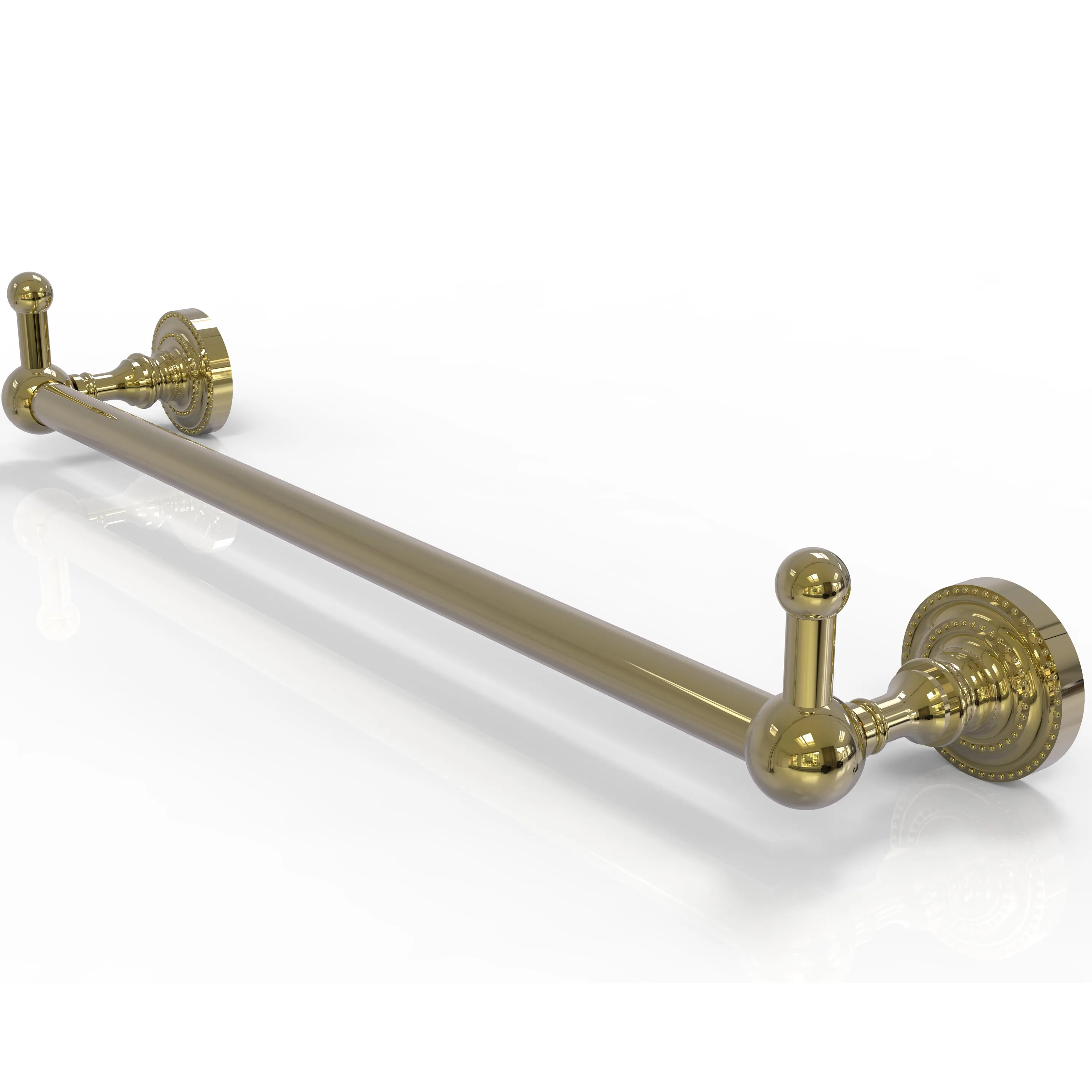 Allied Brass Dottingham Collection 24" Towel Bar with Integrated Hooks DT-41-24-PEG-ABR