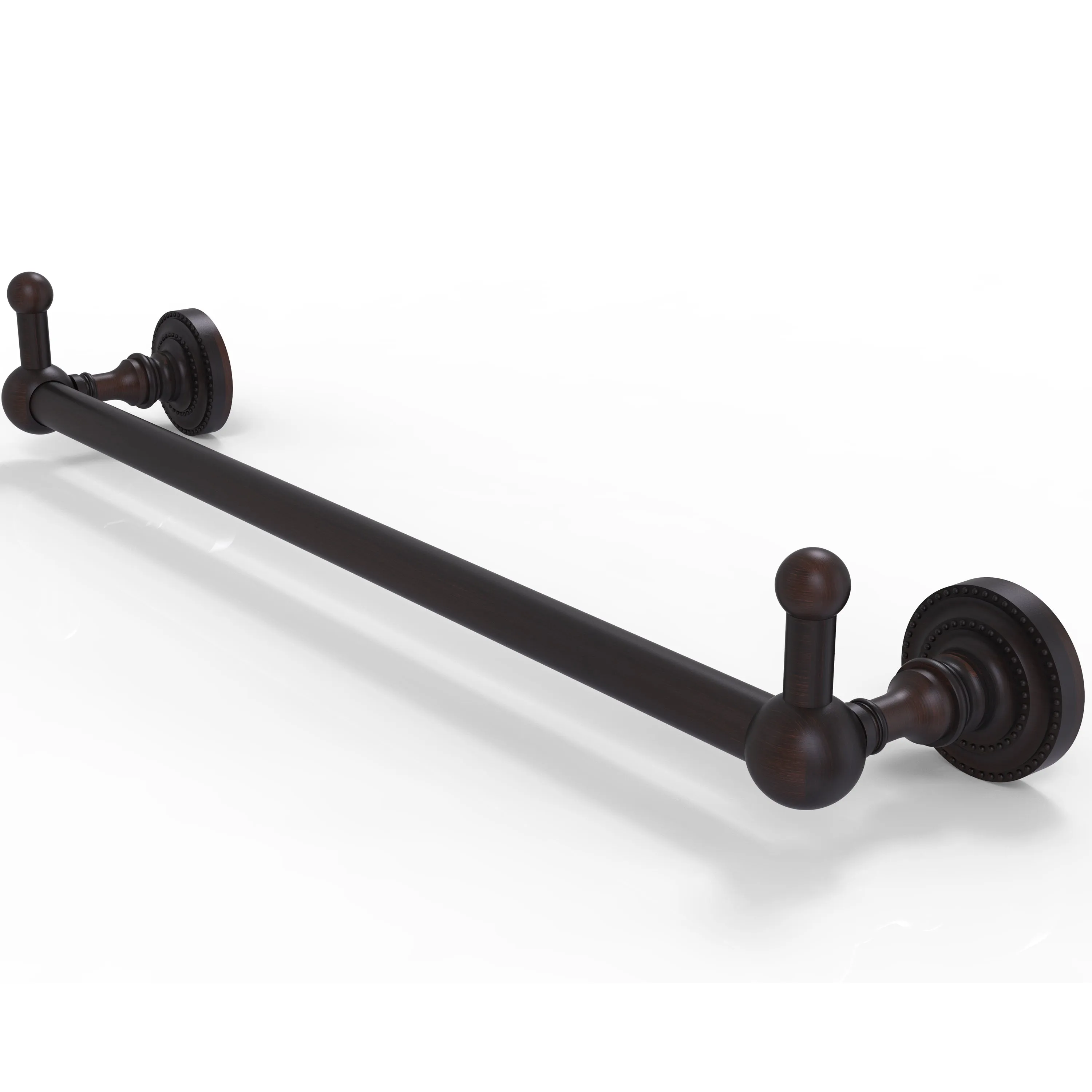 Allied Brass Dottingham Collection 24" Towel Bar with Integrated Hooks DT-41-24-PEG-ABR