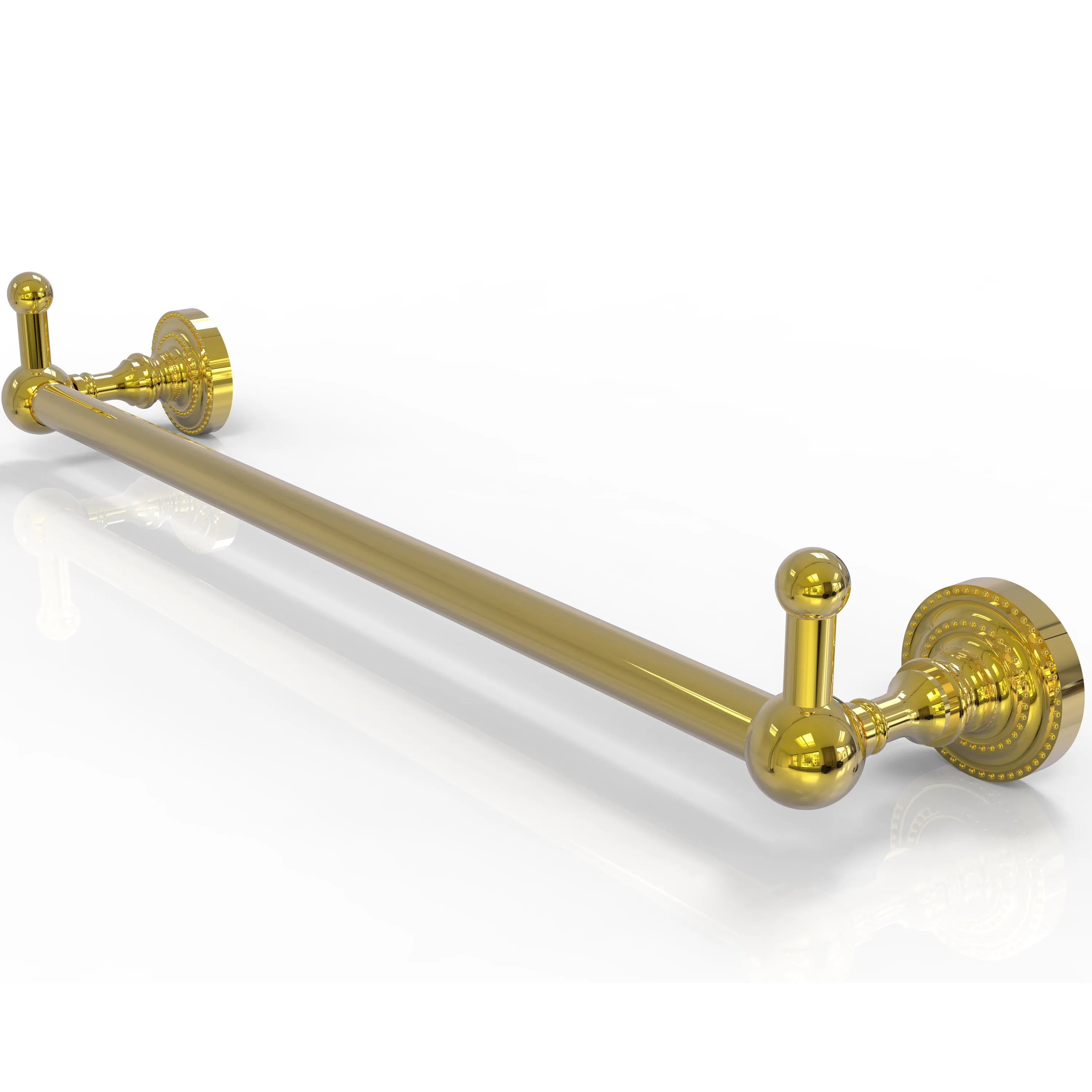 Allied Brass Dottingham Collection 24" Towel Bar with Integrated Hooks DT-41-24-PEG-ABR