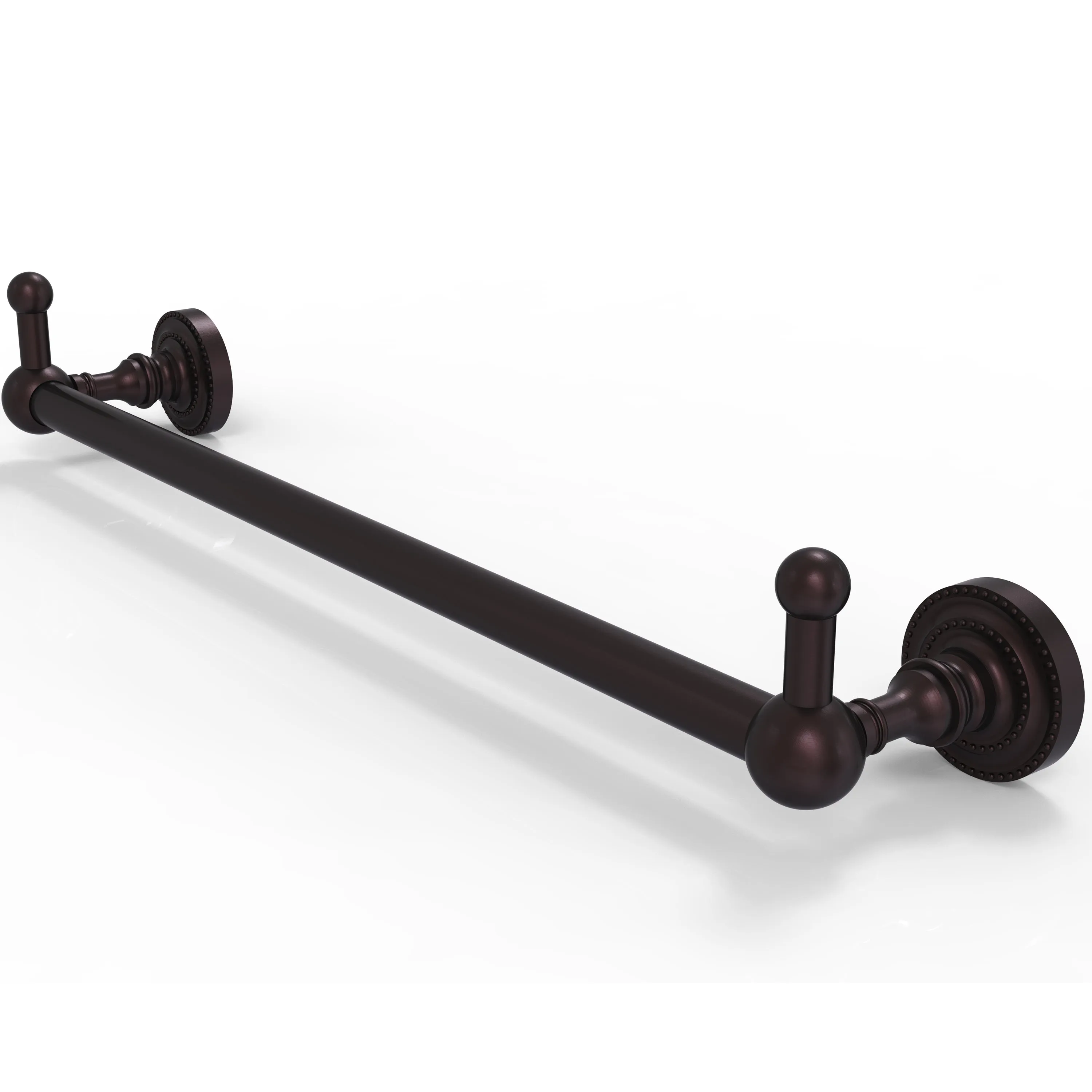 Allied Brass Dottingham Collection 24" Towel Bar with Integrated Hooks DT-41-24-PEG-ABR