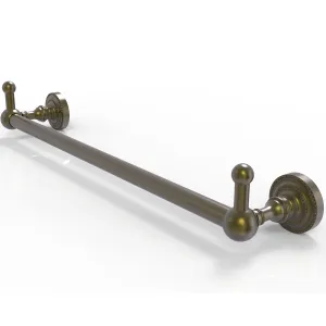 Allied Brass Dottingham Collection 24" Towel Bar with Integrated Hooks DT-41-24-PEG-ABR