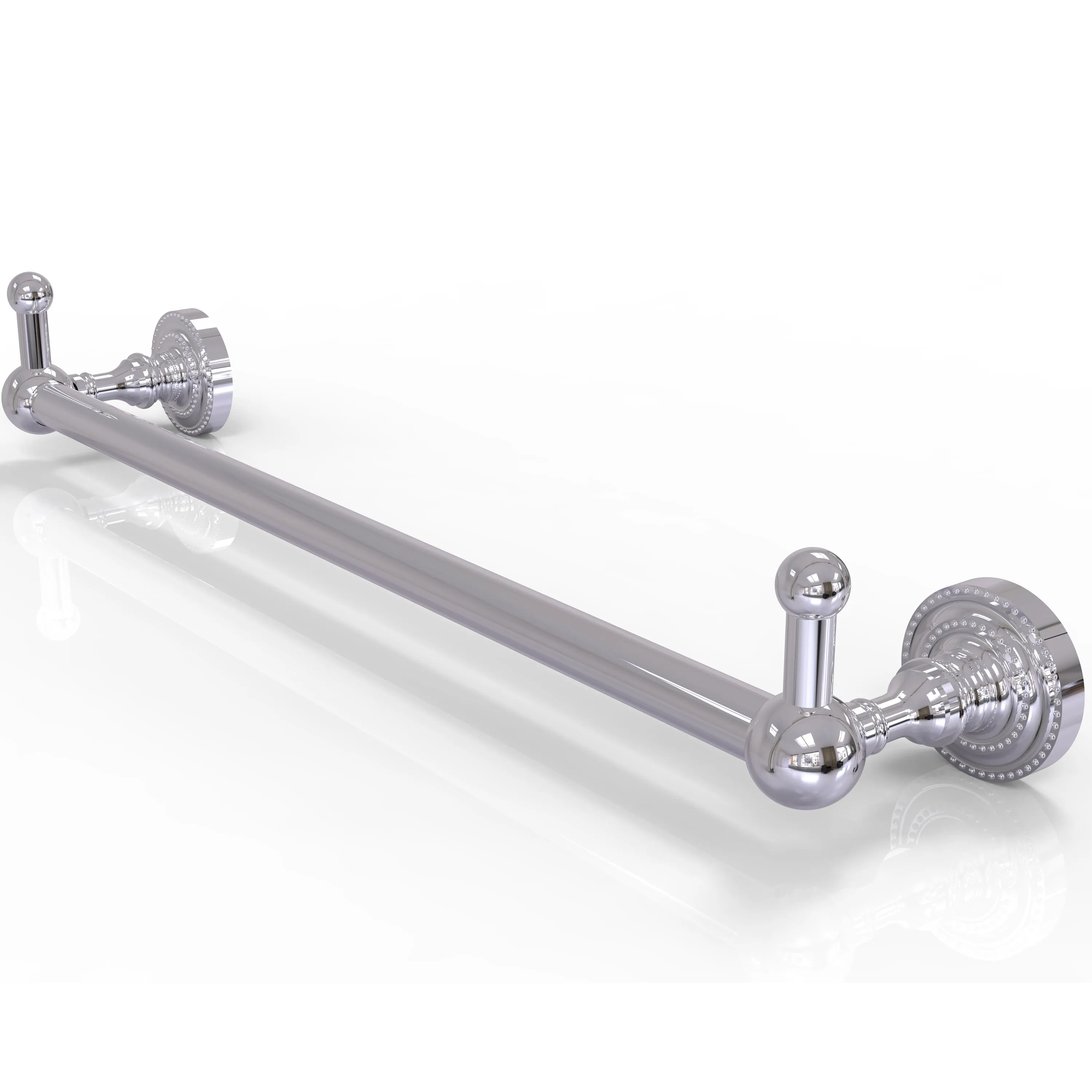 Allied Brass Dottingham Collection 24" Towel Bar with Integrated Hooks DT-41-24-PEG-ABR