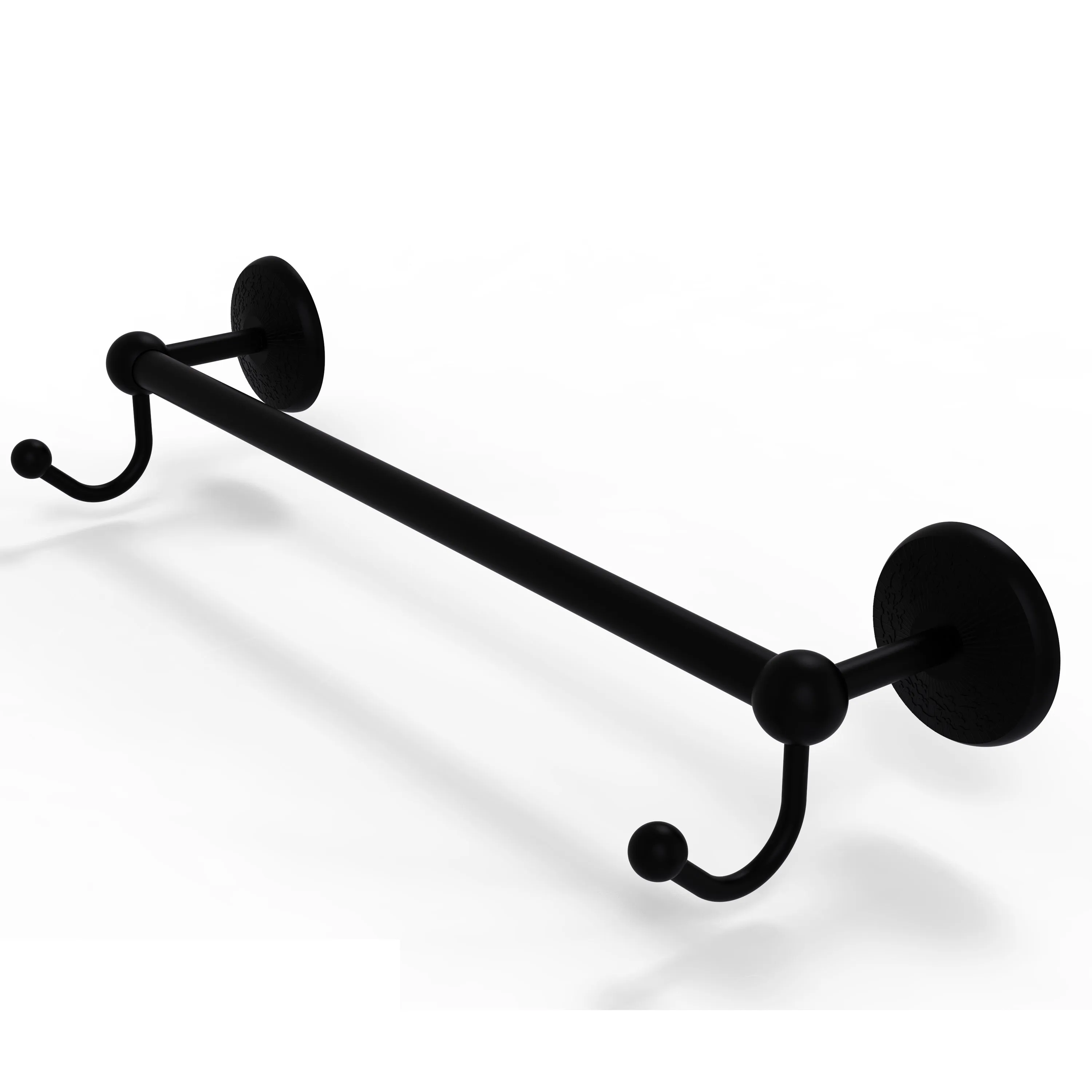 Allied Brass Prestige Monte Carlo Collection 18" Towel Bar with Integrated Hooks PMC-41-18-HK-ABR