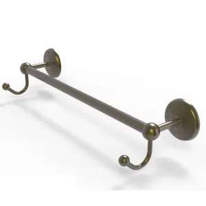 Allied Brass Prestige Monte Carlo Collection 18" Towel Bar with Integrated Hooks PMC-41-18-HK-ABR