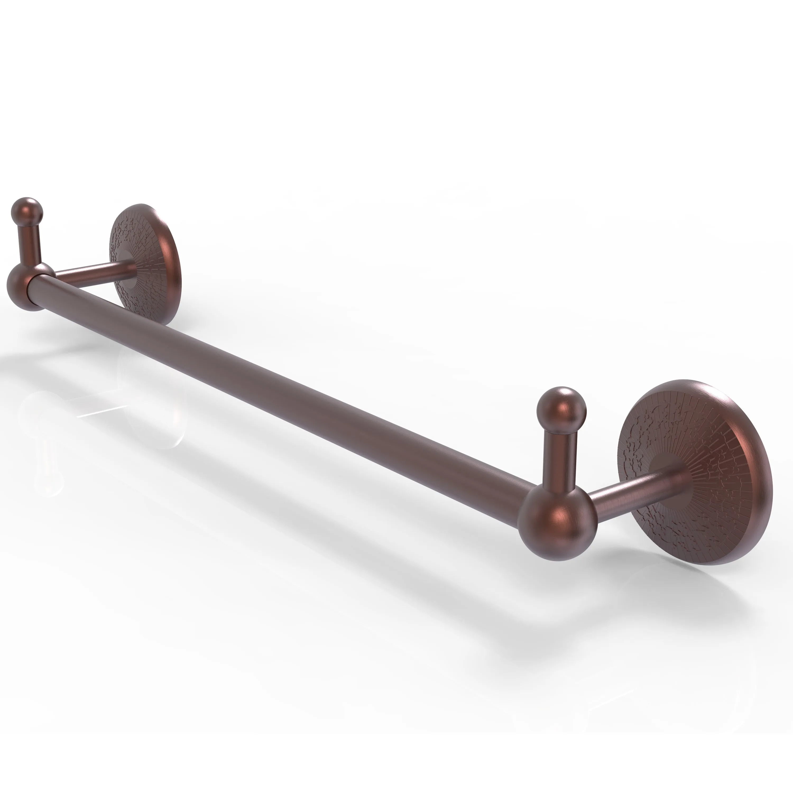 Allied Brass Prestige Monte Carlo Collection 18" Towel Bar with Integrated Hooks PMC-41-18-PEG-ABR