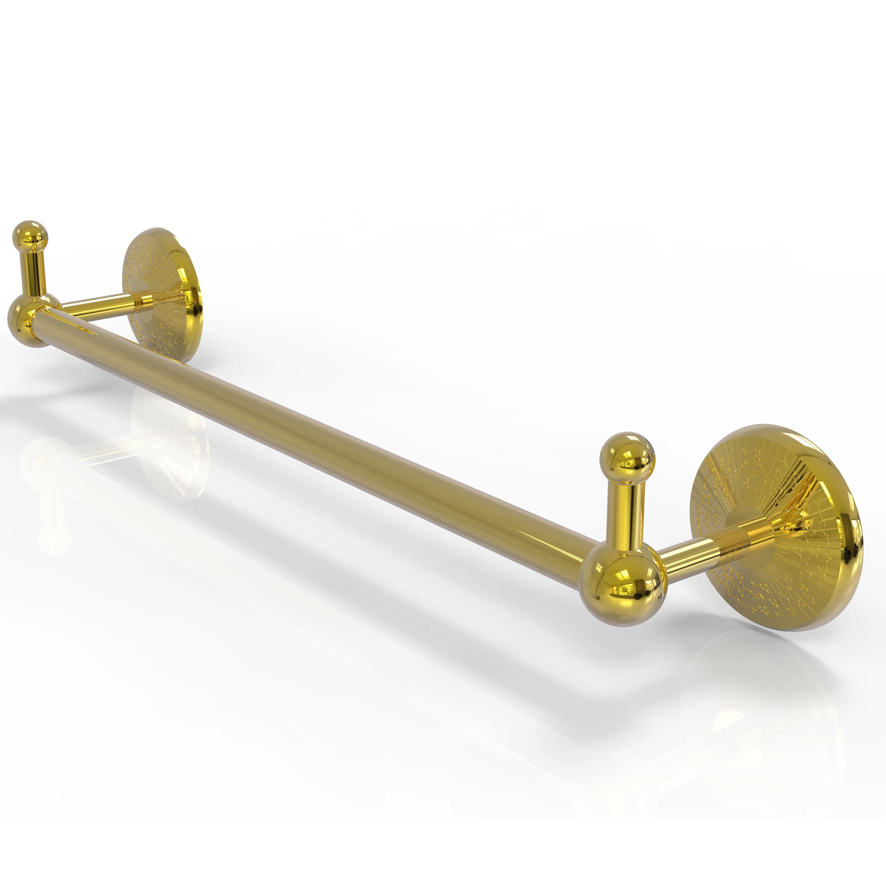 Allied Brass Prestige Monte Carlo Collection 18" Towel Bar with Integrated Hooks PMC-41-18-PEG-ABR