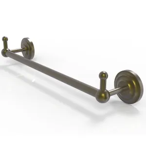 Allied Brass Prestige Que New Collection 24" Towel Bar with Integrated Hooks PQN-41-24-PEG-ABR