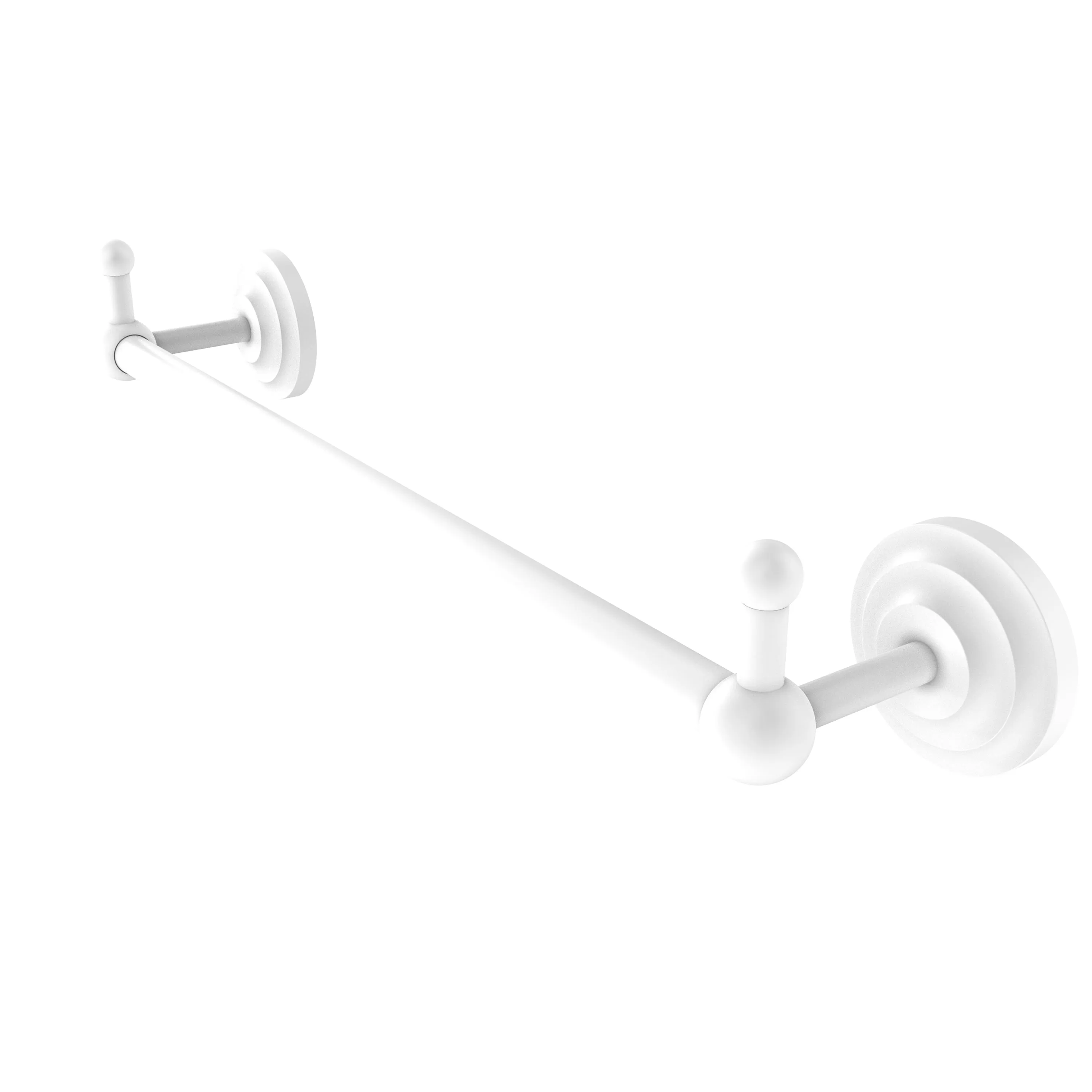 Allied Brass Prestige Que New Collection 24" Towel Bar with Integrated Hooks PQN-41-24-PEG-ABR