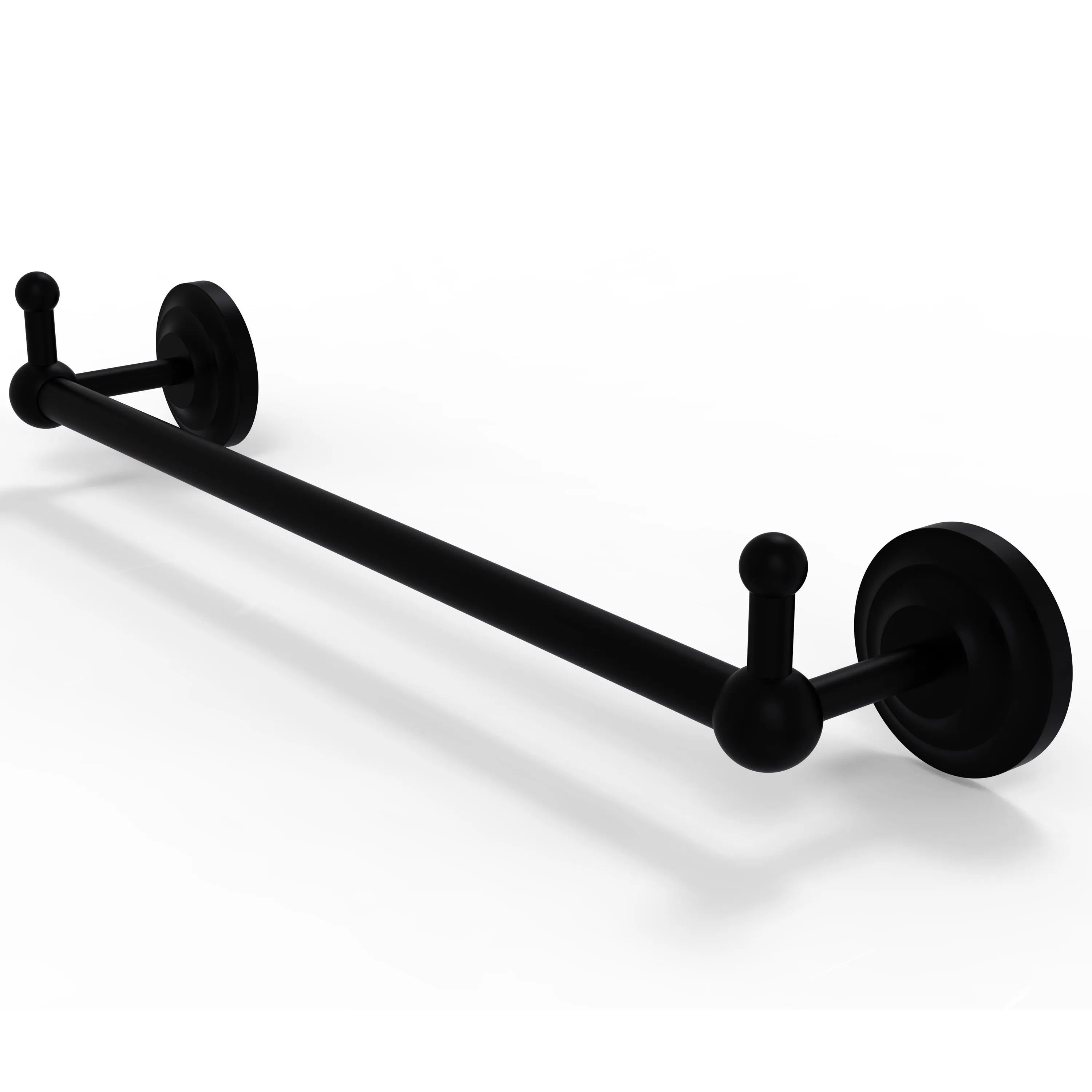 Allied Brass Prestige Que New Collection 24" Towel Bar with Integrated Hooks PQN-41-24-PEG-ABR