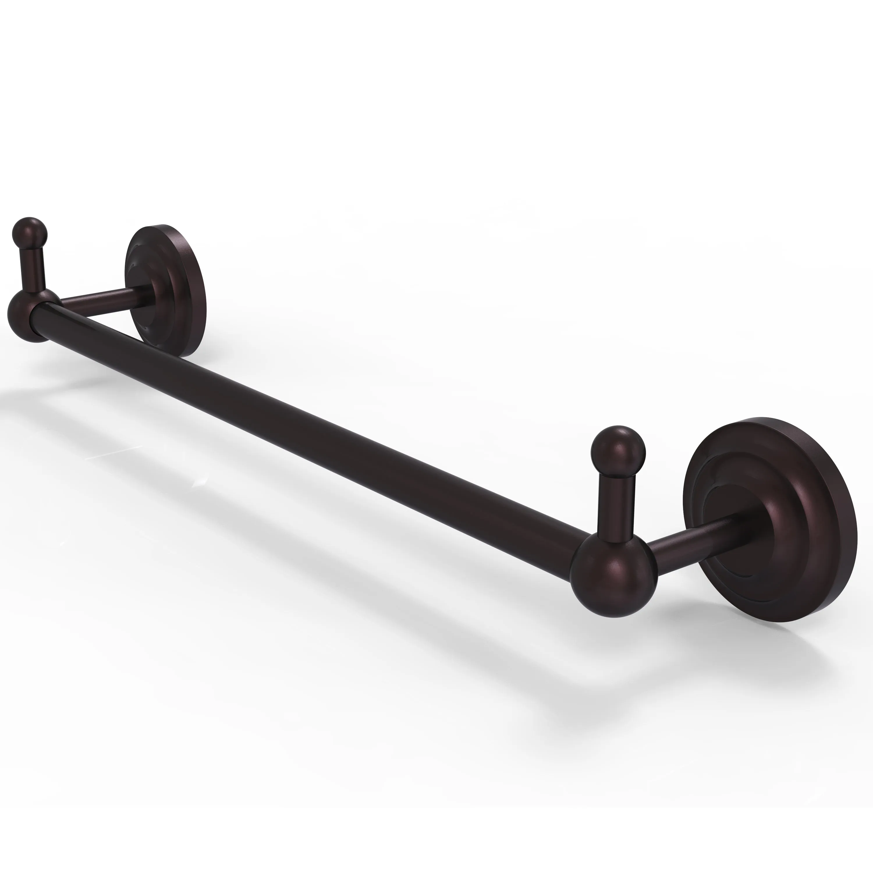 Allied Brass Prestige Que New Collection 24" Towel Bar with Integrated Hooks PQN-41-24-PEG-ABR