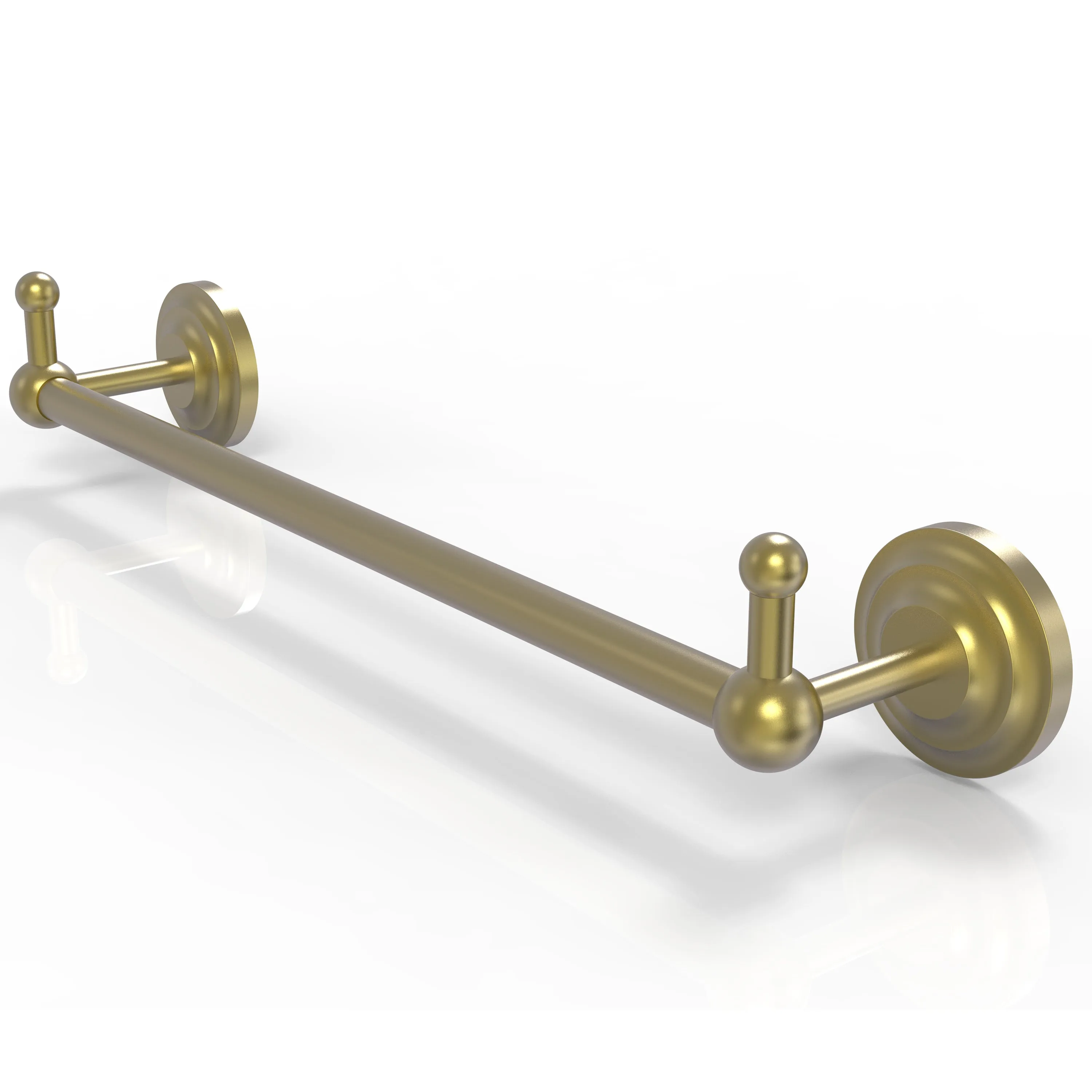 Allied Brass Prestige Que New Collection 24" Towel Bar with Integrated Hooks PQN-41-24-PEG-ABR