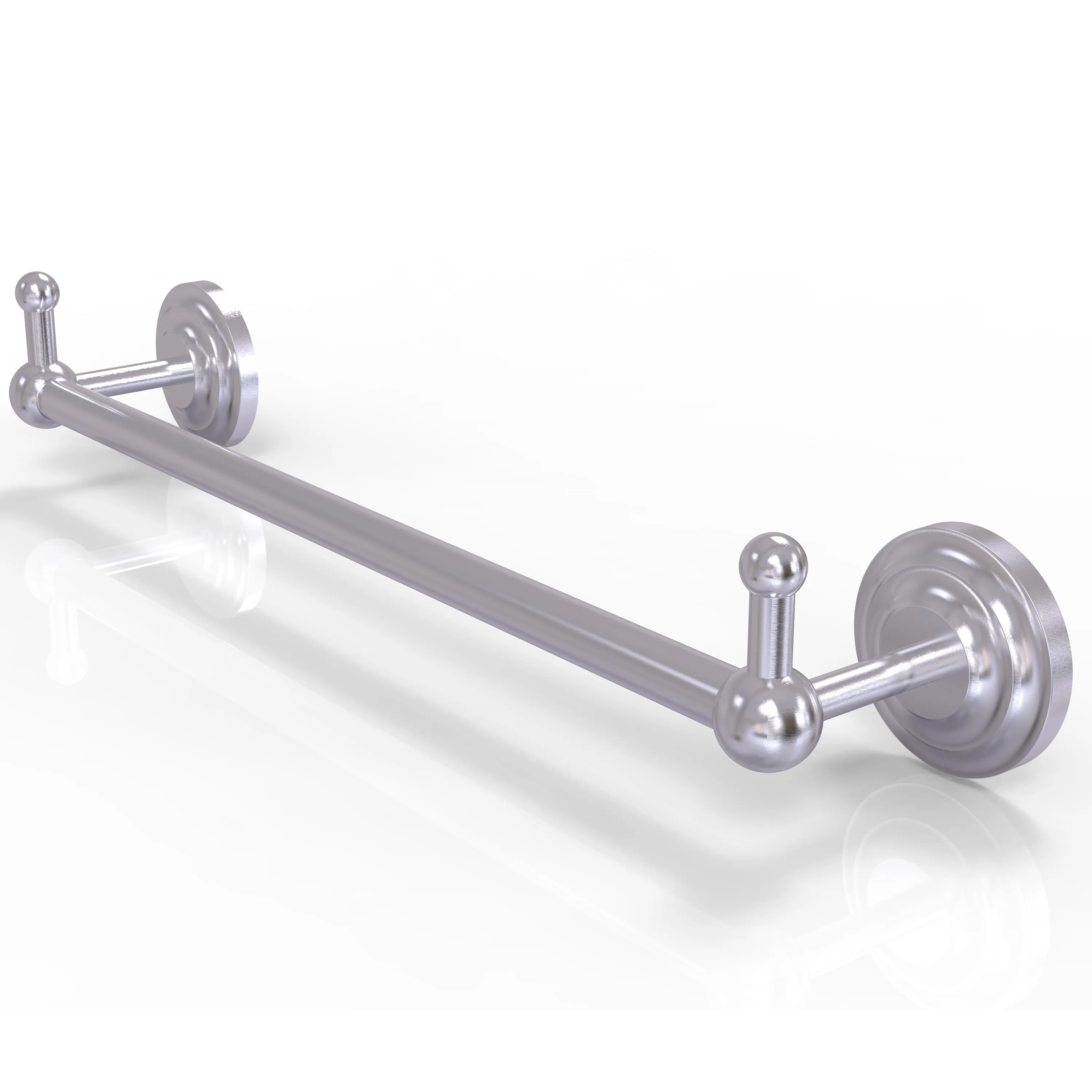 Allied Brass Prestige Que New Collection 24" Towel Bar with Integrated Hooks PQN-41-24-PEG-ABR