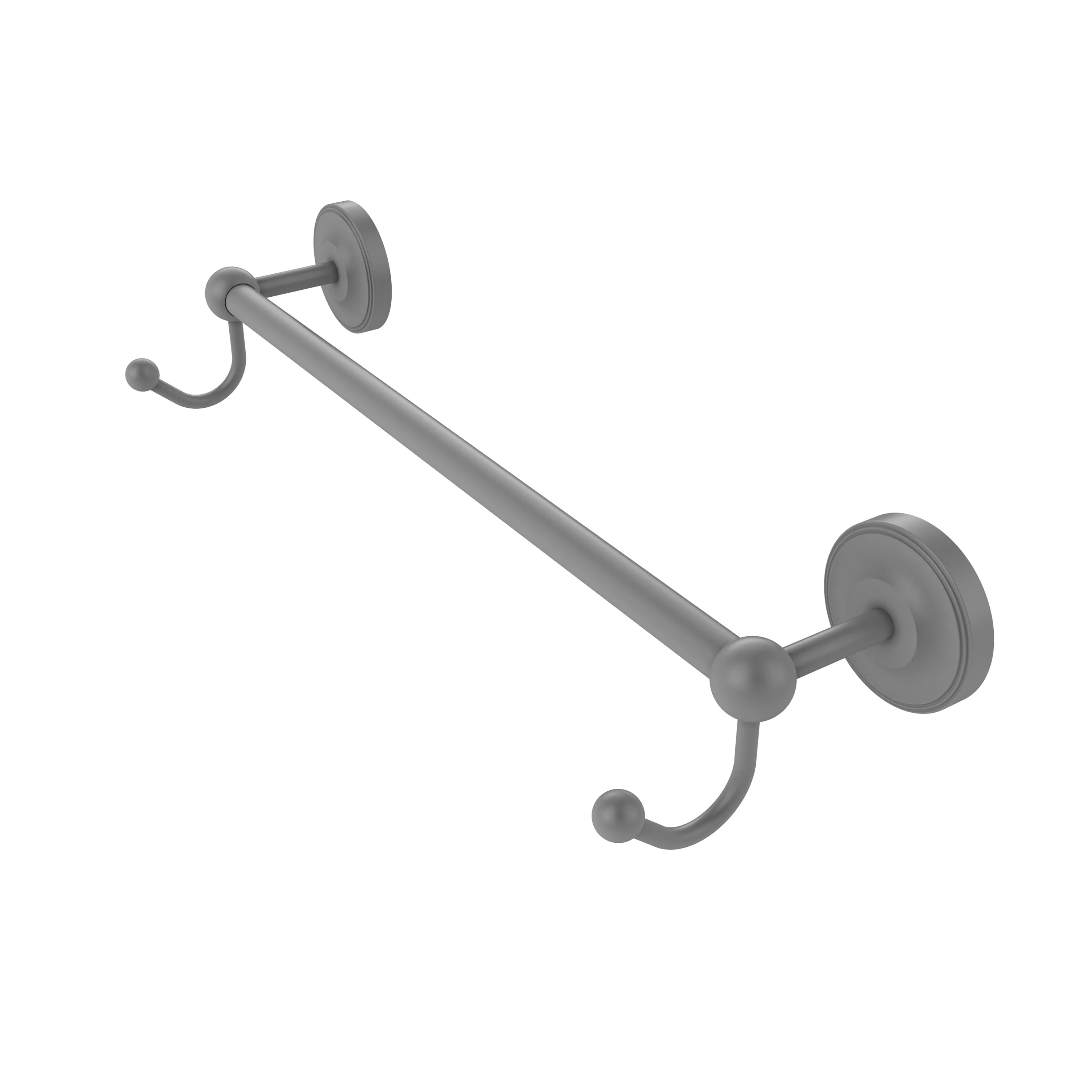Allied Brass Prestige Regal Collection 18" Towel Bar with Integrated Hooks PR-41-18-HK-ABR