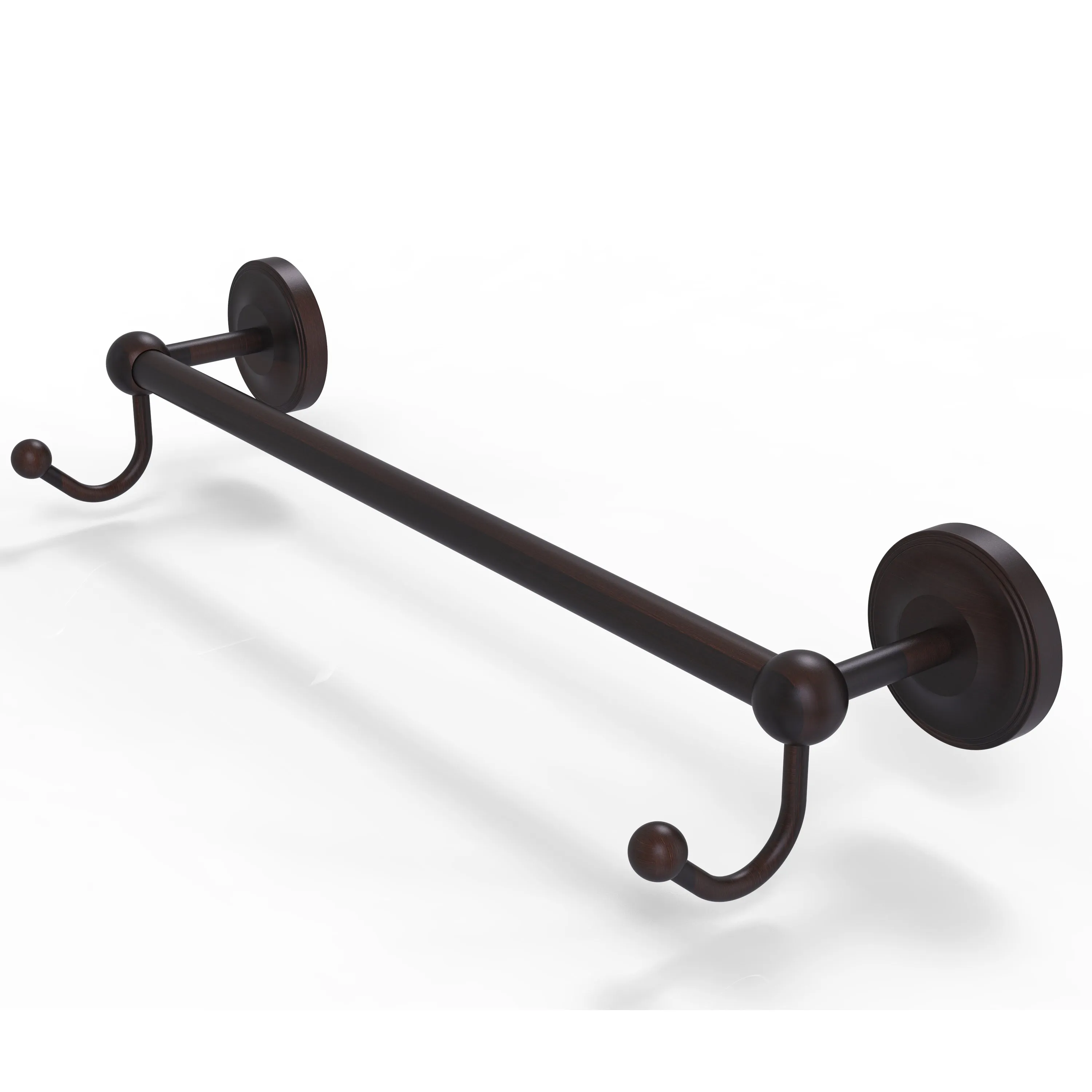 Allied Brass Prestige Regal Collection 18" Towel Bar with Integrated Hooks PR-41-18-HK-ABR