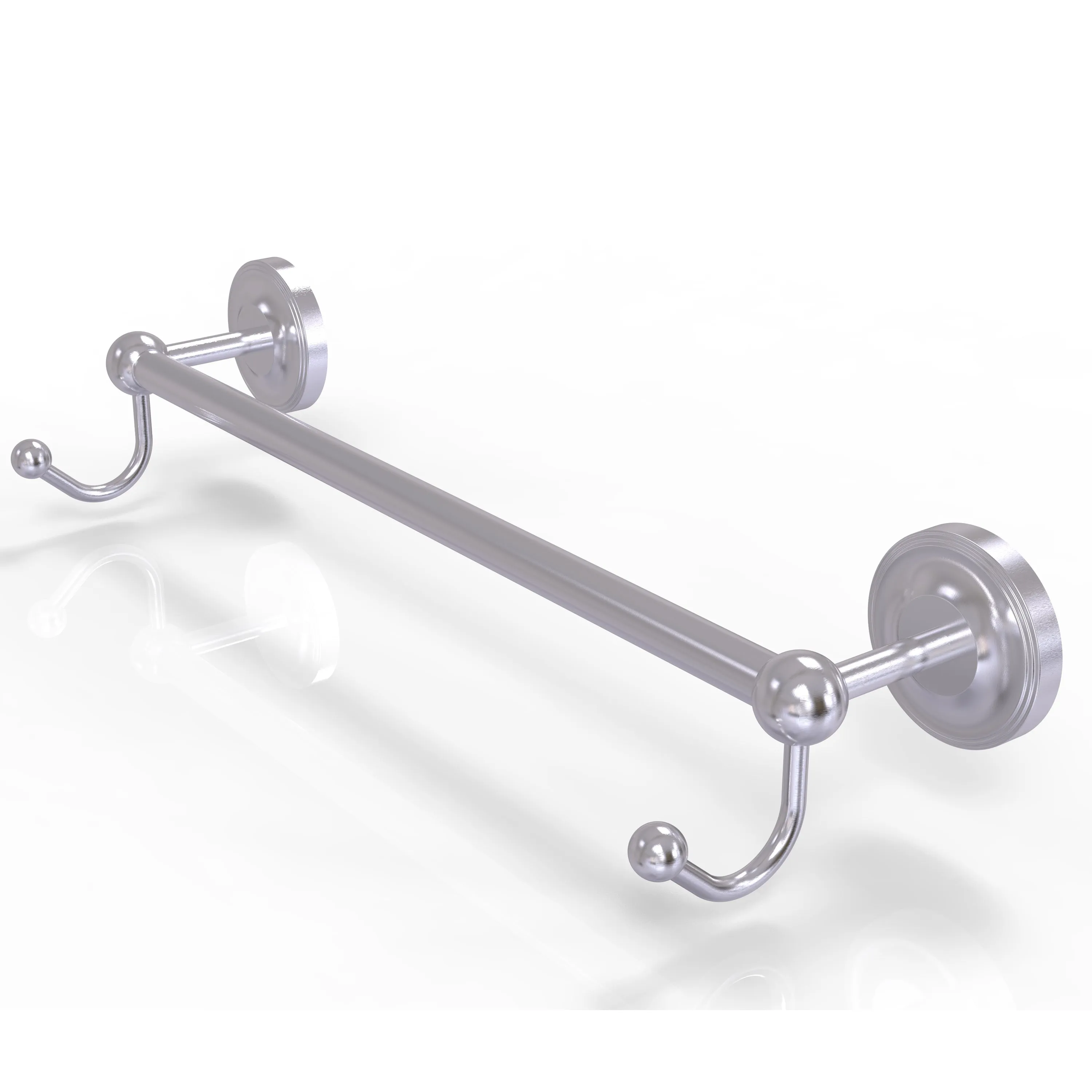 Allied Brass Prestige Regal Collection 18" Towel Bar with Integrated Hooks PR-41-18-HK-ABR