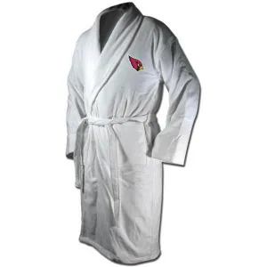 Arizona Cardinals White Terrycloth Bathrobe