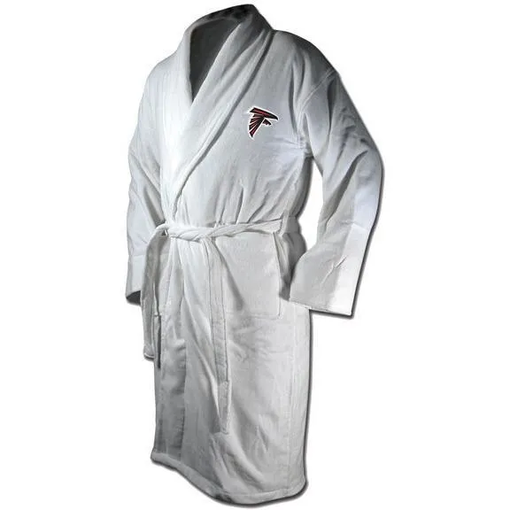 Atlanta Falcons White Terrycloth  Bathrobe