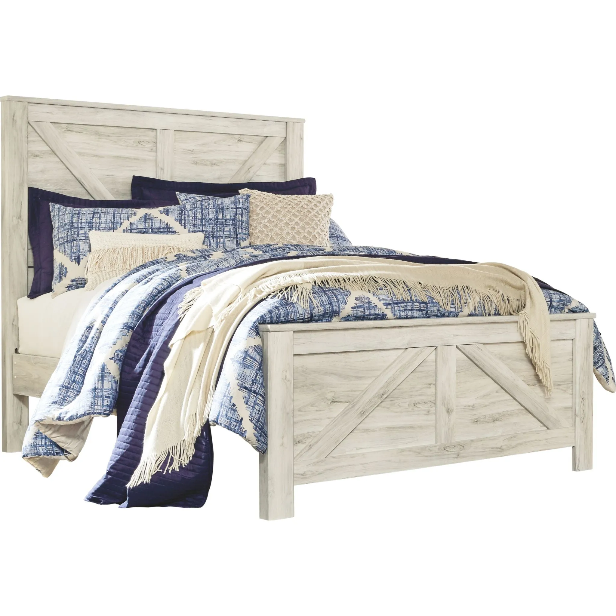 Bellaby 5 Piece Crossbuck Panel Bedroom