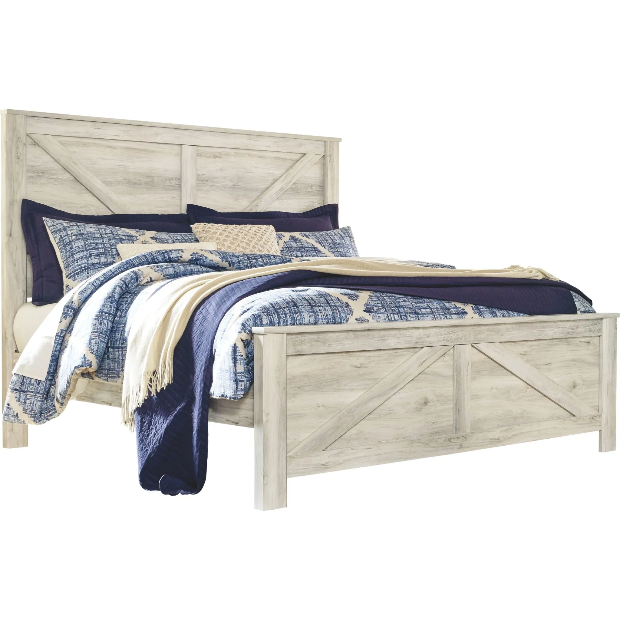 Bellaby 5 Piece Crossbuck Panel Bedroom