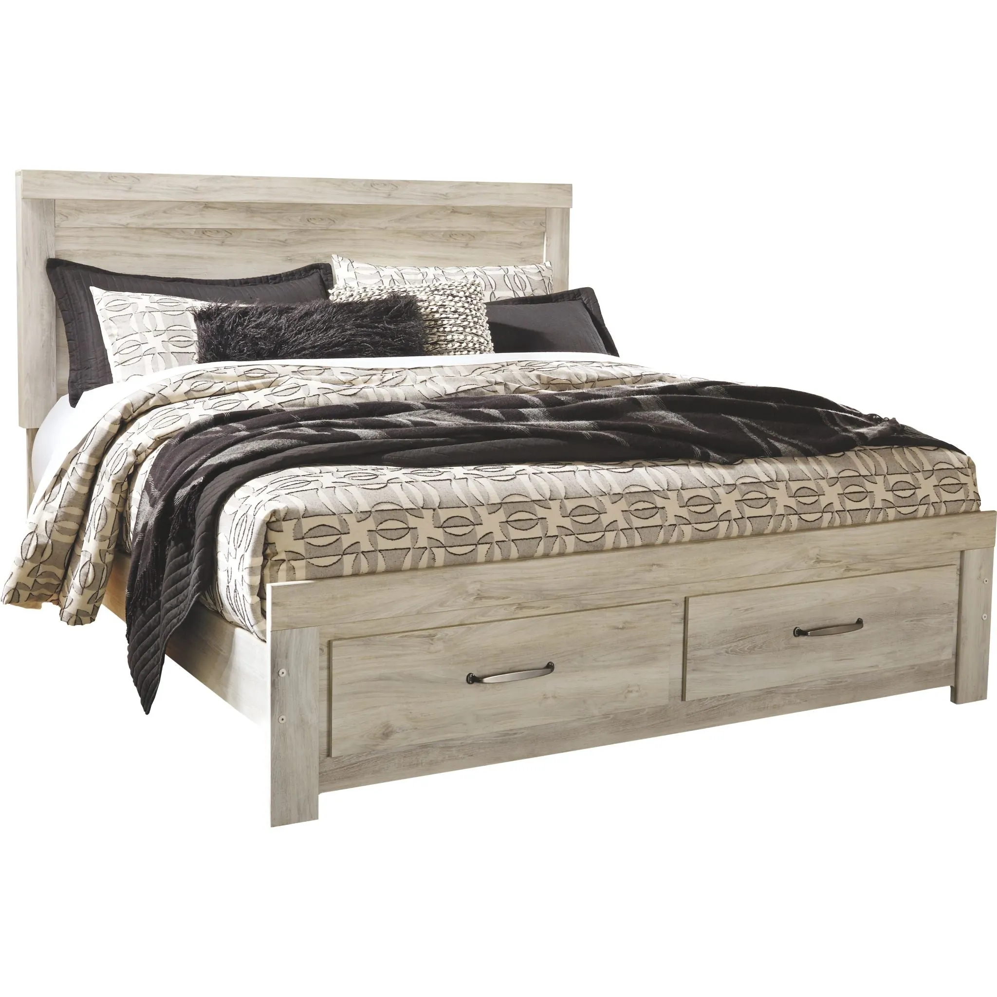 Bellaby 5 Piece Queen Storage Bedroom - Whitewash