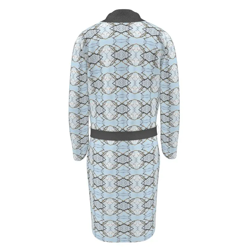 Blue Lichen Lace Bathrobe
