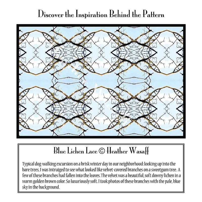 Blue Lichen Lace Bathrobe