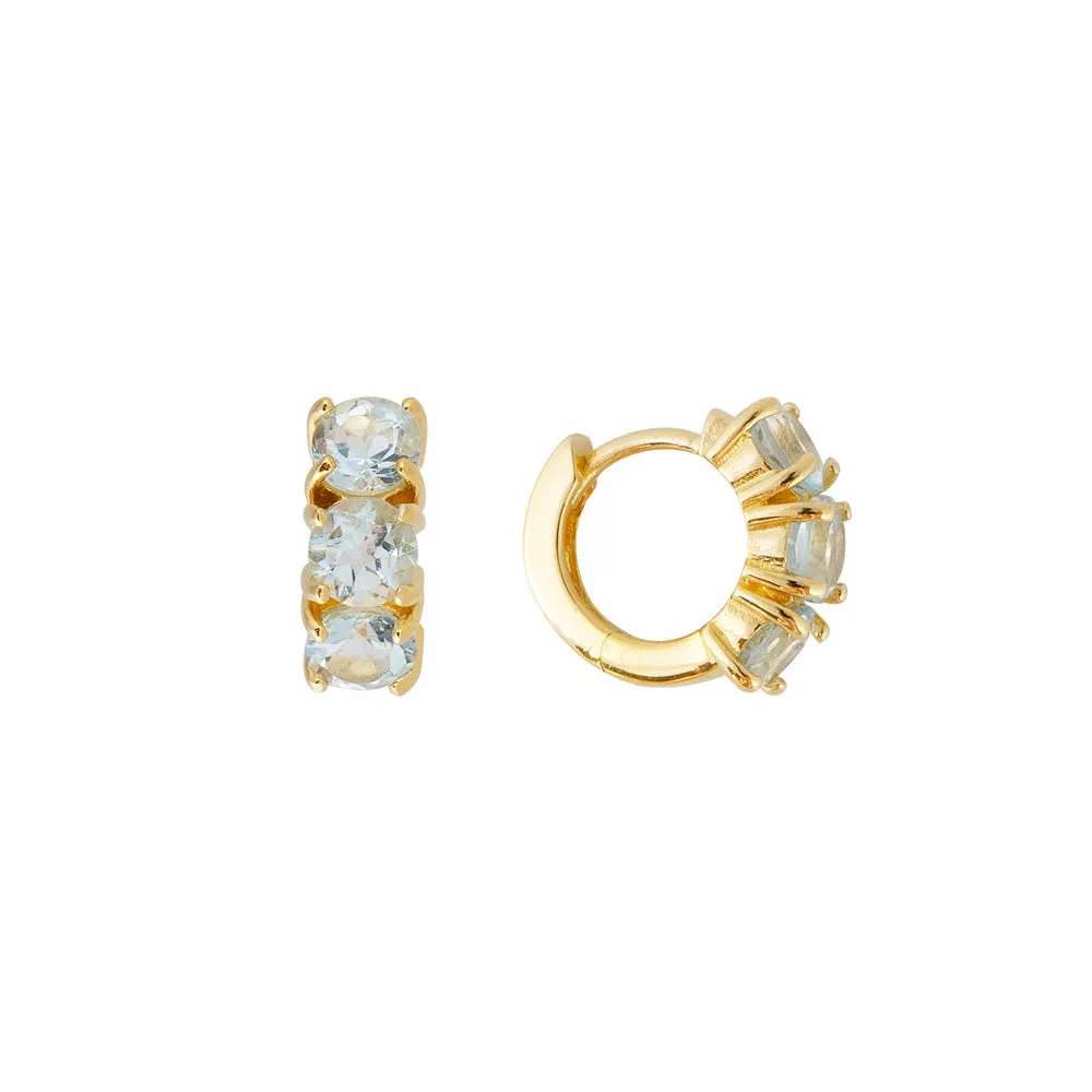 BLUE TOPAZ HUGGIES