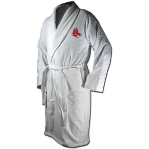 Boston Red Sox White Terrycloth  Bathrobe