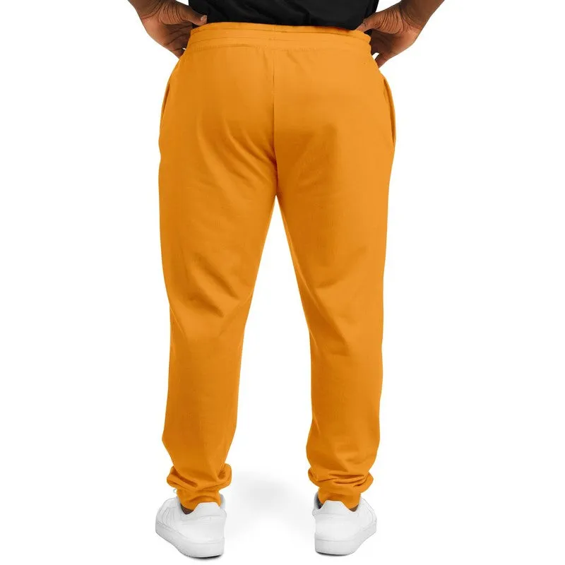 Bright Orange Joggers | Unisex | with PLUS sizes | Bright Pure Orange | C0M50Y100K0