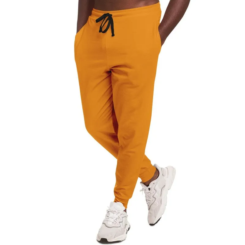 Bright Orange Joggers | Unisex | with PLUS sizes | Bright Pure Orange | C0M50Y100K0