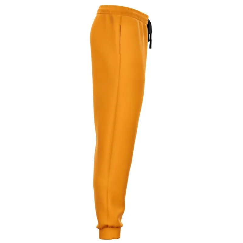 Bright Orange Joggers | Unisex | with PLUS sizes | Bright Pure Orange | C0M50Y100K0