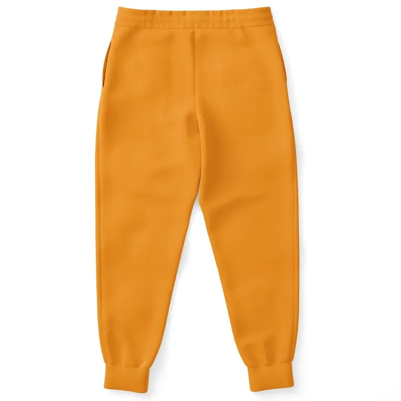 Bright Orange Joggers | Unisex | with PLUS sizes | Bright Pure Orange | C0M50Y100K0
