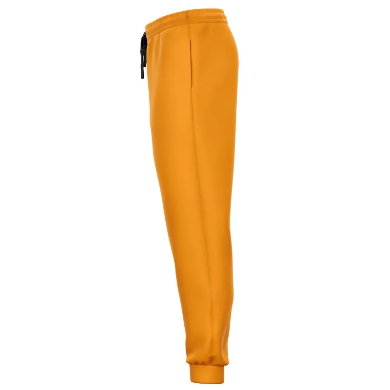 Bright Orange Joggers | Unisex | with PLUS sizes | Bright Pure Orange | C0M50Y100K0