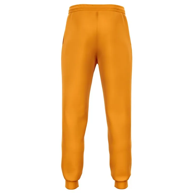 Bright Orange Joggers | Unisex | with PLUS sizes | Bright Pure Orange | C0M50Y100K0