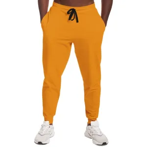 Bright Orange Joggers | Unisex | with PLUS sizes | Bright Pure Orange | C0M50Y100K0