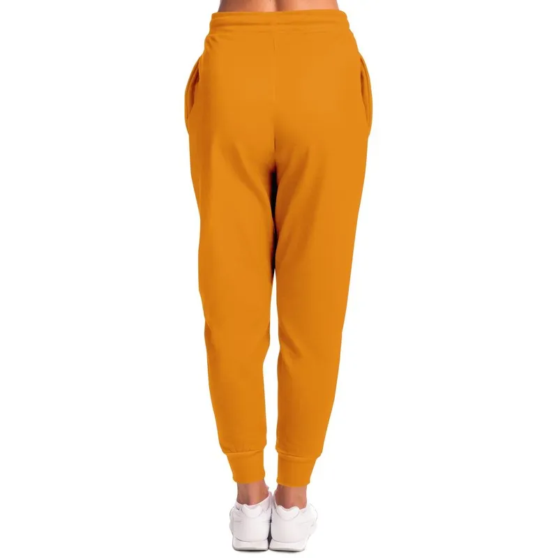 Bright Orange Joggers | Unisex | with PLUS sizes | Bright Pure Orange | C0M50Y100K0