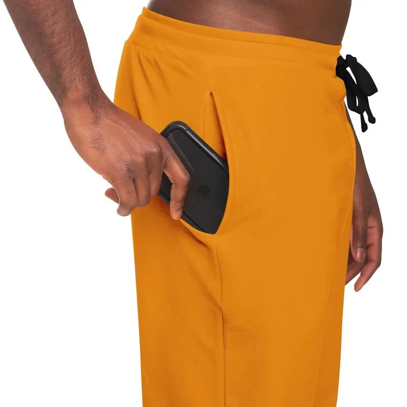 Bright Orange Joggers | Unisex | with PLUS sizes | Bright Pure Orange | C0M50Y100K0
