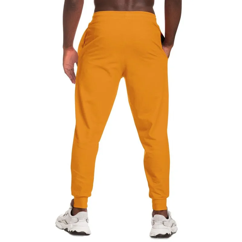 Bright Orange Joggers | Unisex | with PLUS sizes | Bright Pure Orange | C0M50Y100K0