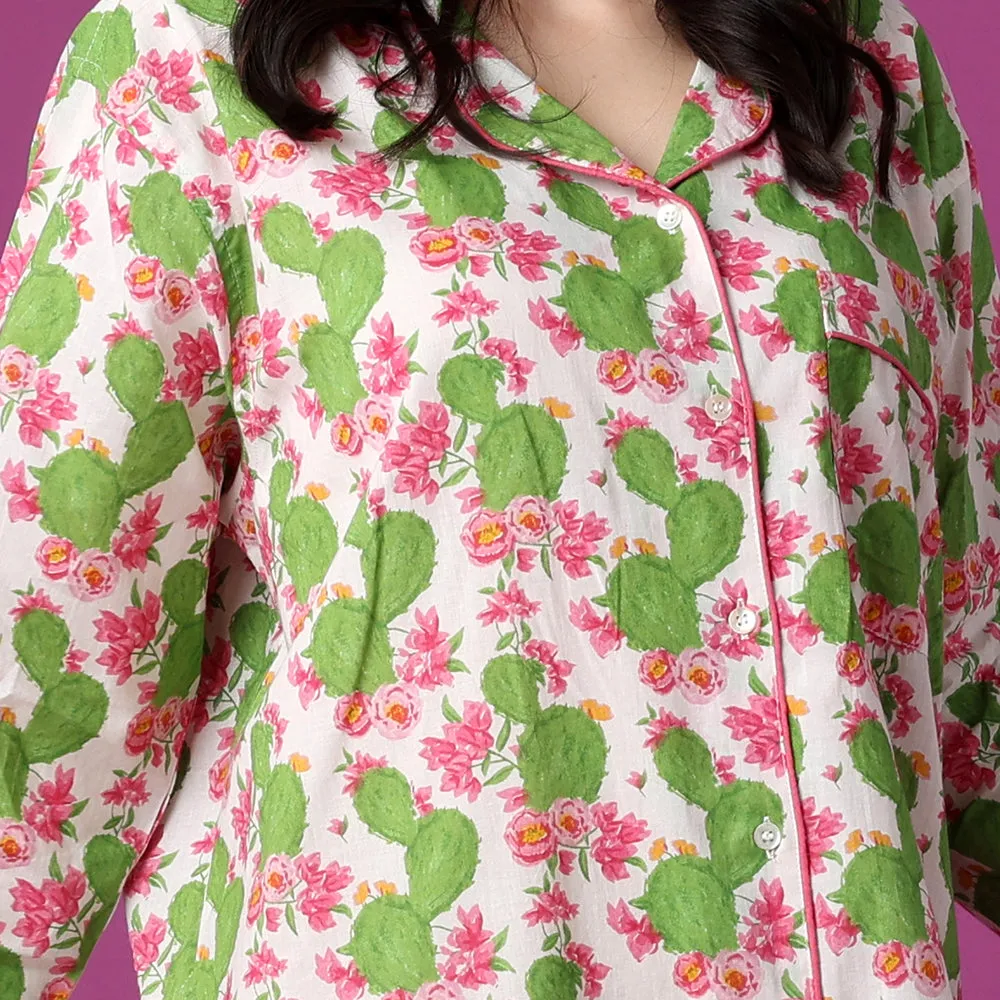 Cactus Flower Nightshirt