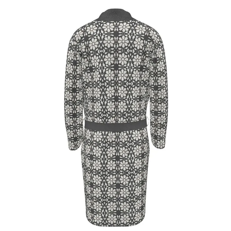 Camelbone White Flower Bathrobe