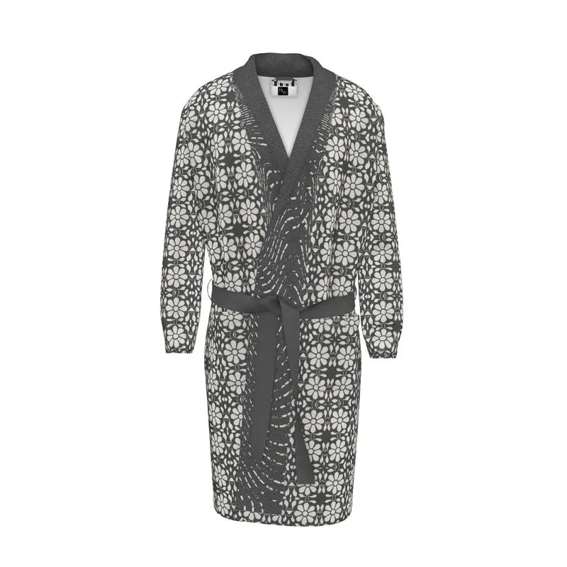 Camelbone White Flower Bathrobe