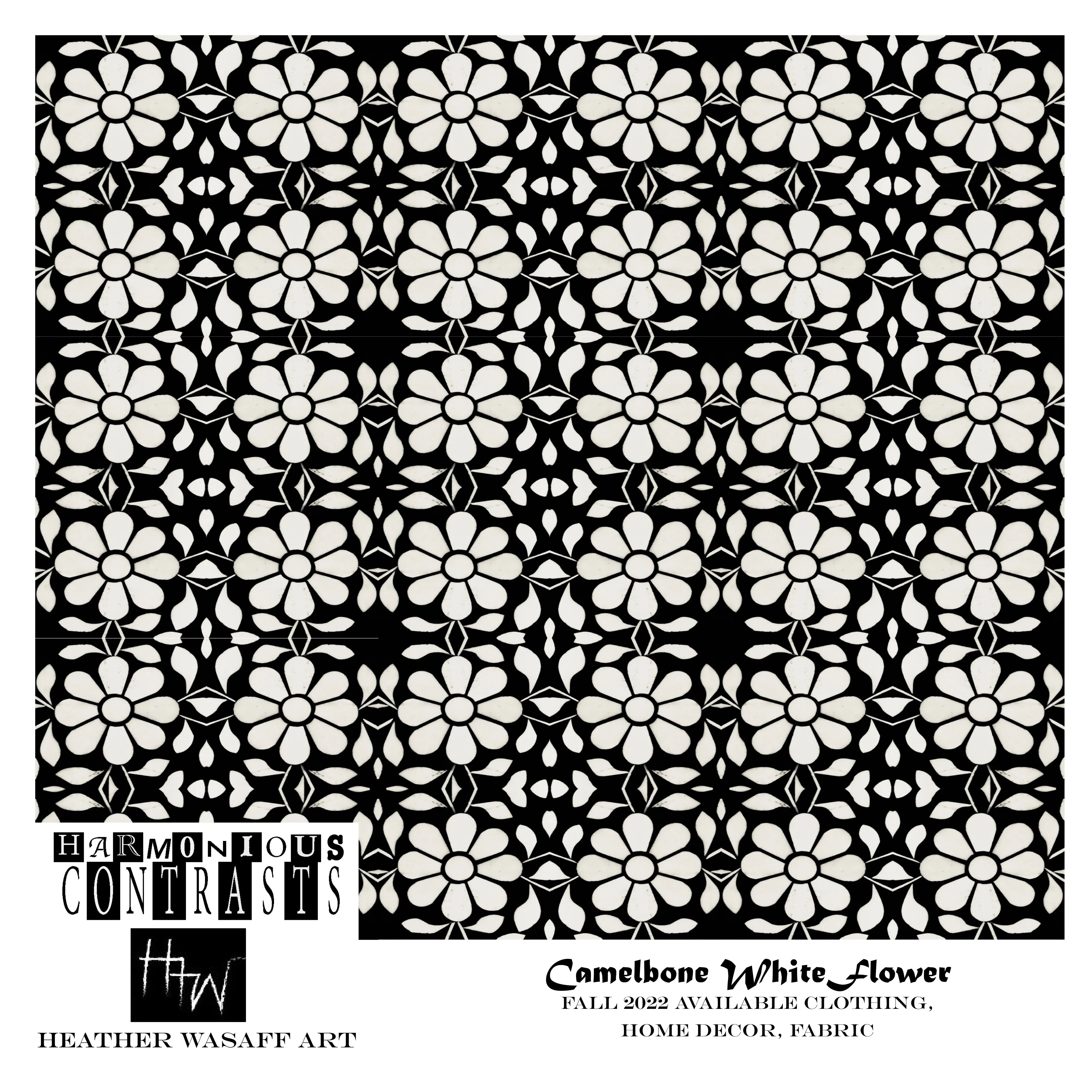 Camelbone White Flower Bathrobe