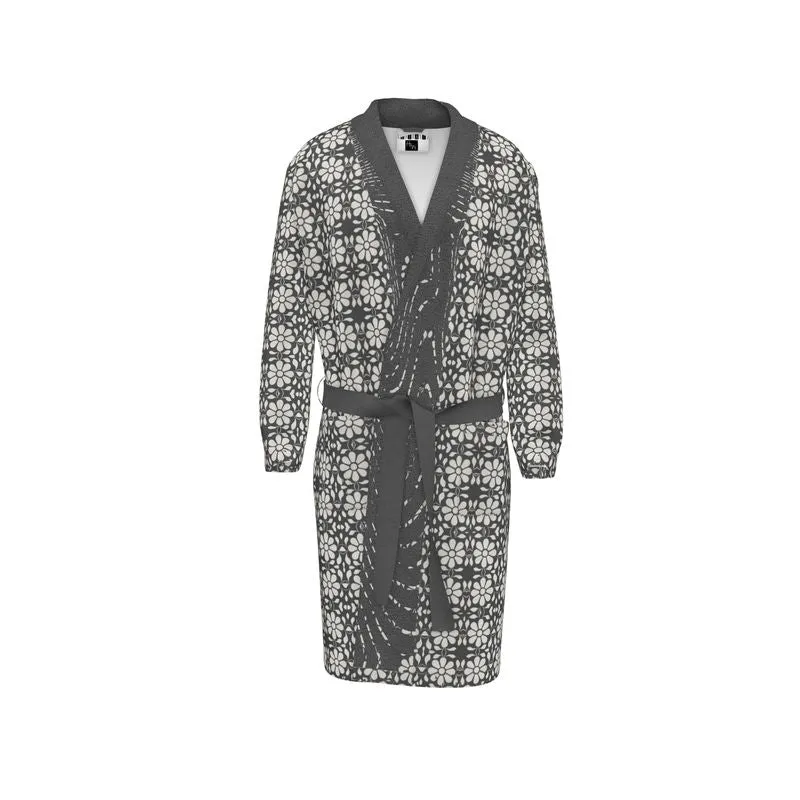 Camelbone White Flower Bathrobe