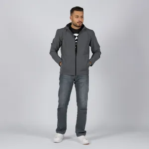 Charcoal | Adult Hooded Winterproof Jacket