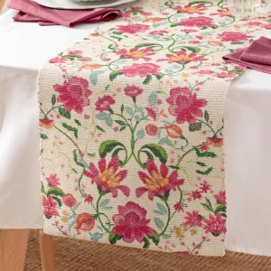 Claudia Indoor/Outdoor Table Runner Candy Red